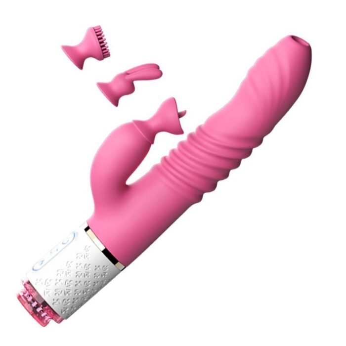 Vibrador Sony com função aquecimento e capas estimuladoras 7 vibrações Vibe Toys